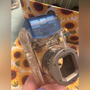 Canon WP-DC5 Waterproof Case - Blue and Clear
